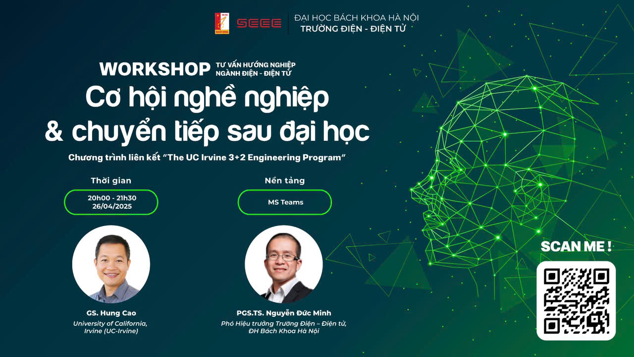 WORKSHOP TƯ VẤN HƯỚNG NGHIỆP NGÀNH ĐIỆN - ĐIỆN TỬ