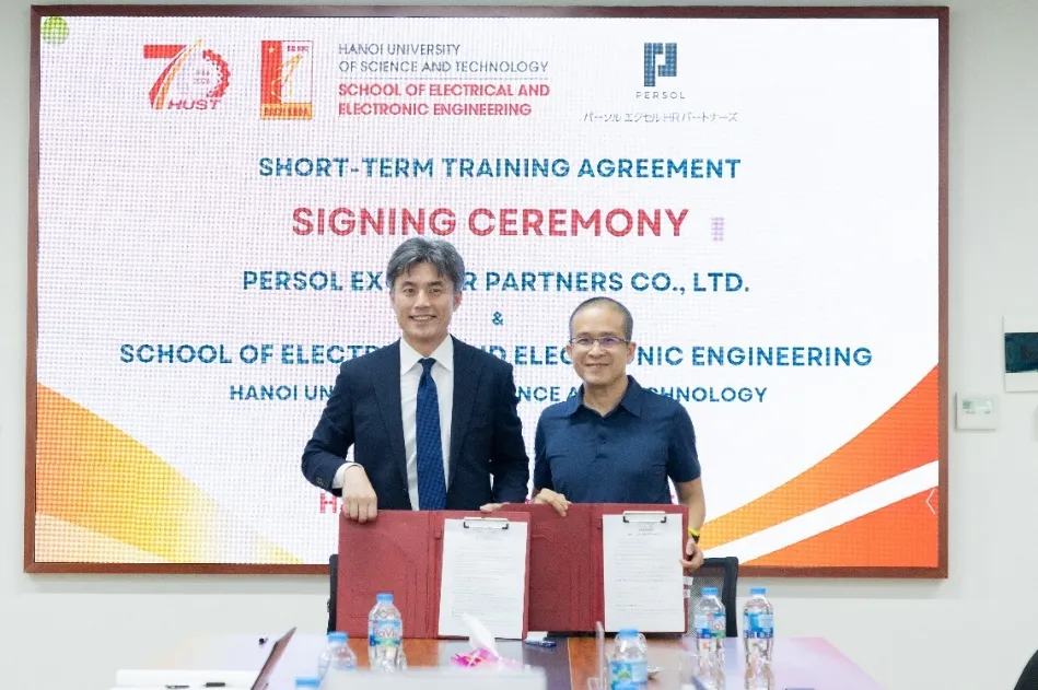 Lễ ký kết hợp tác giữa Đại học Bách khoa Hà Nội và Tập đoàn PERSOL EXCEL HR PARTNERS, tháng 9/2026