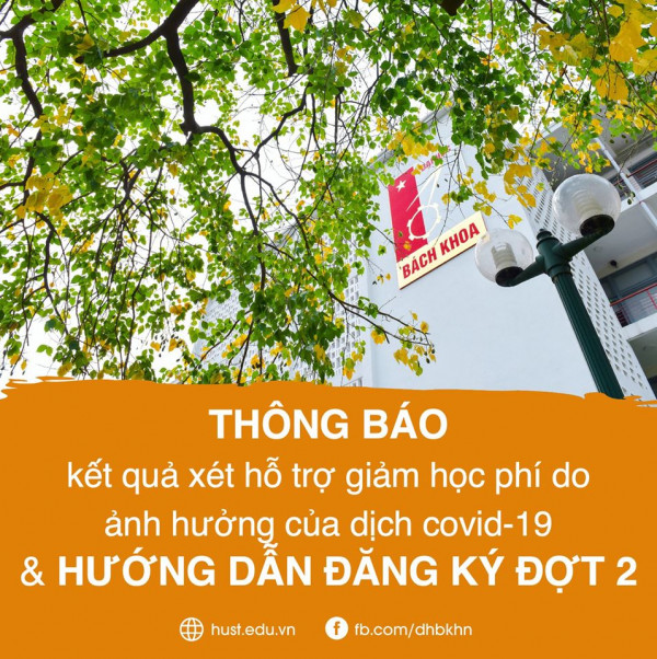 Hướng dẫn đăng ký xét hỗ trợ giảm học phí học kỳ 2 năm học 2019-2020 cho sinh viên gặp khó khăn do dịch COVID-19 đợt 2