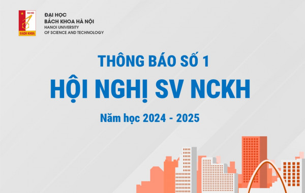 TB số 1: Kế hoạch tổ chức Hội nghị SV NCKH năm học 2024 – 2025 của Trường Điện – Điện tử