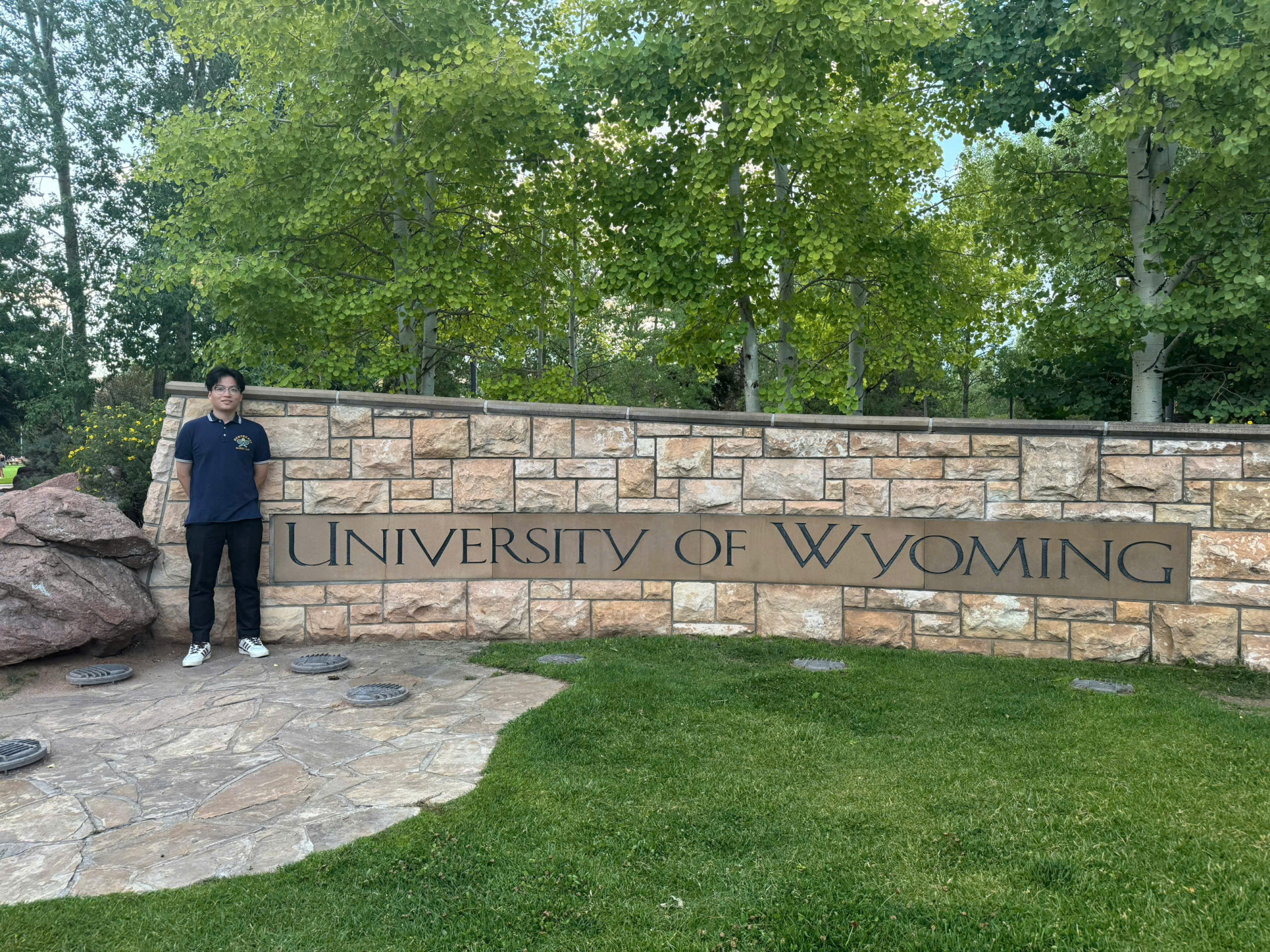 Thế Anh tại Đại học Wyoming