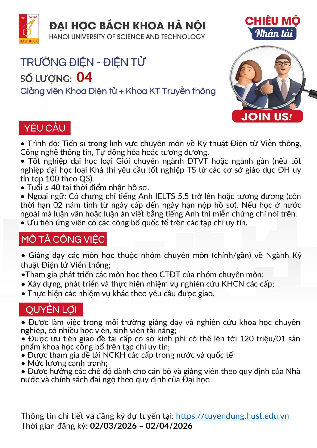 Tuyen dung TDDT 2026