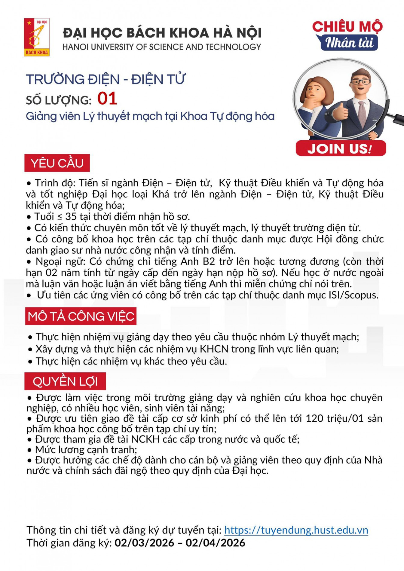 Tuyen dung TDDT TDH 2 2026