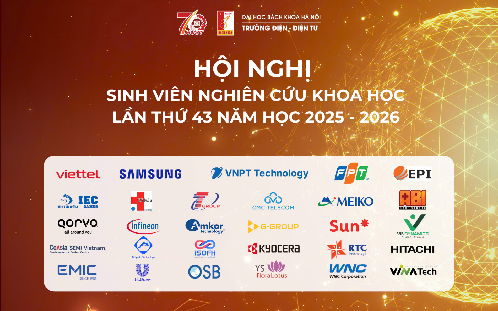 Hội nghị sinh viên Nghiên cứu khoa học - Trường Điện - Điện tử